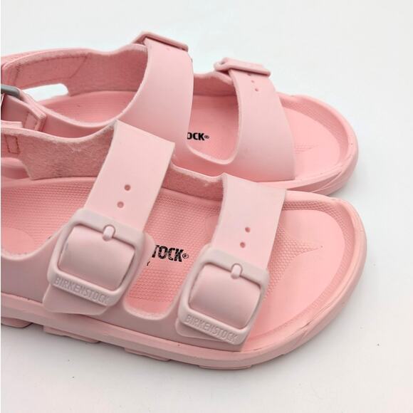 Birkenstock Mogami Kids Birko-Flor Sandals Icy Gentle Rose Size US2 EU33 - Picture 10 of 12